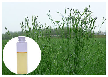 Omega 3 Doğal Keten tohumu Yağı Rafine Edilmiş Sarı Renk Besleyici Cilt GC Testi